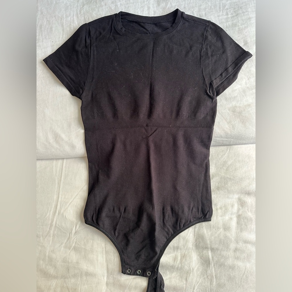 Yummie Black Tee Bodysuit